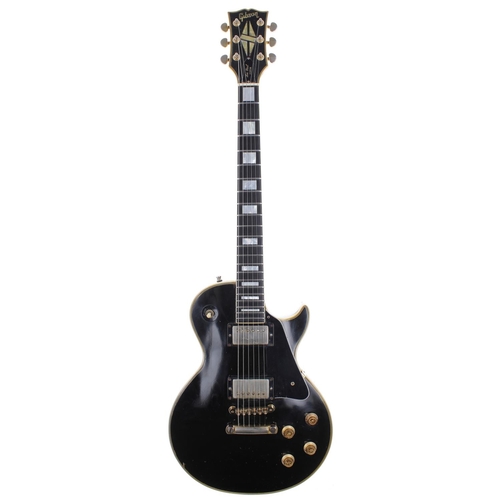 428 - 1973 Gibson Les Paul Custom electric guitar, made in USA, serial no. 1xxxx0; Body: black finish, hea... 