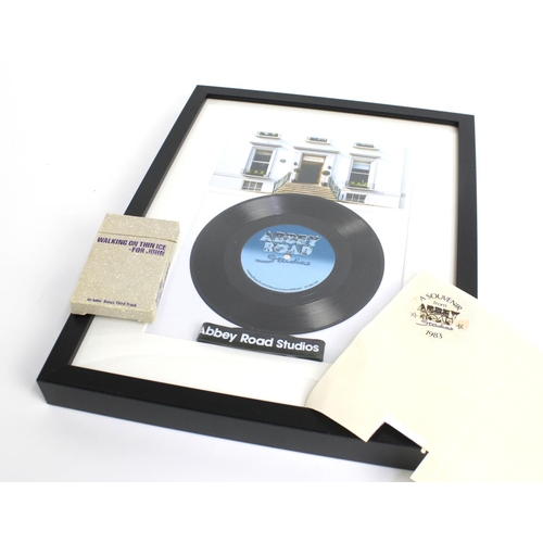 686 - 1980s Abbey Road Studio record label, a label that would be applied to acetates or test pressings, m... 