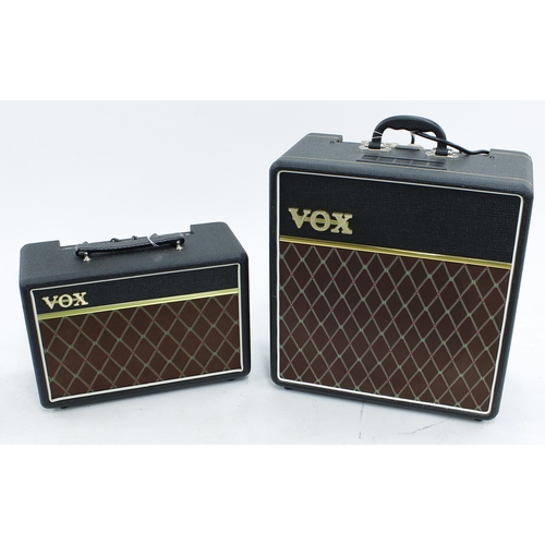 752 - Vox AC4C1-12 guitar amplifier; together with a Vox Pathfinder 10 guitar amplifier (2)... 