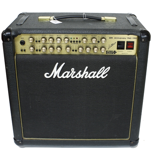 767 - Marshall 30th Anniversary 1962-1992 Model 6101 guitar amplifier, made in England, ser. no. 938014010... 