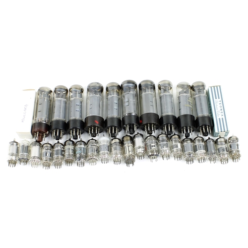 862 - Selection of various amplifier valves to include Marshall, CVC, a Mullard ECC85 and various others... 