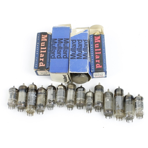 868 - Selection of small Mullard amplifier valves to include ECL80, EF80, DCC62, ECC83, EL84 etc... 