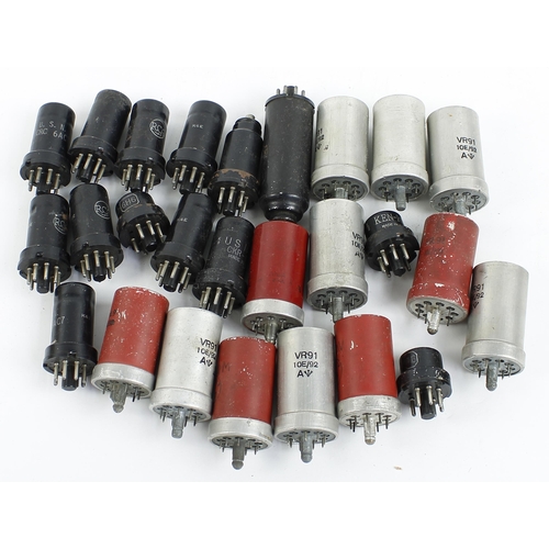 877 - Selection of vintage amplifier rectifier valves