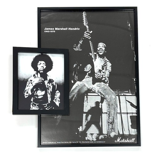 714 - Jimi Hendrix - Marshall Amplification 'James Marshall Hendrix 1942-1970' poster, framed, 24