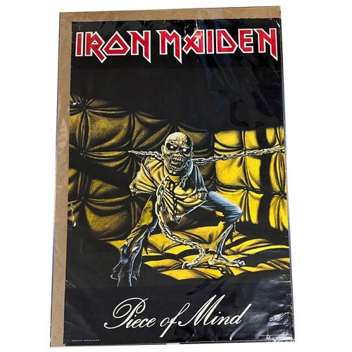 719 - Iron Maiden - four promotional posters including 'Bring Your Daughter to the Slaughter', 39.5