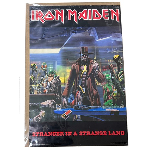 719 - Iron Maiden - four promotional posters including 'Bring Your Daughter to the Slaughter', 39.5