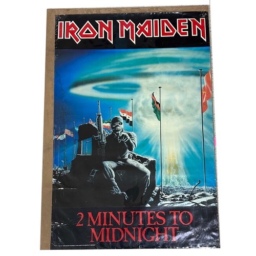 720 - Three Iron Maiden promotional posters, one for the 'UK Intercity Express' tour, 39.5