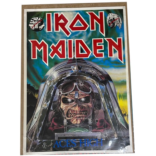 720 - Three Iron Maiden promotional posters, one for the 'UK Intercity Express' tour, 39.5