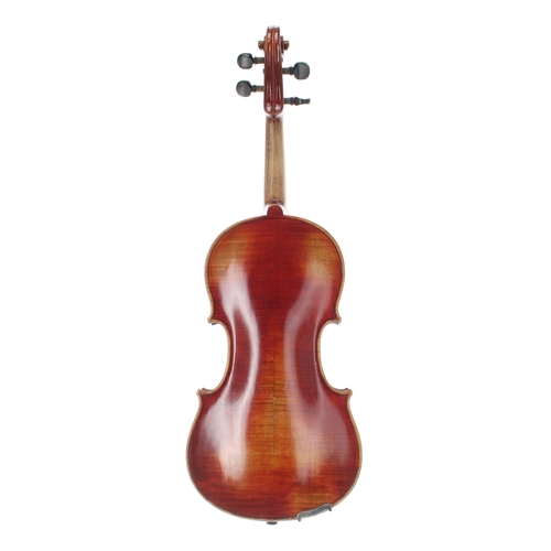 2049 - Czechoslovakian violin labelled Antonio Stradivarius..., 14 1/8