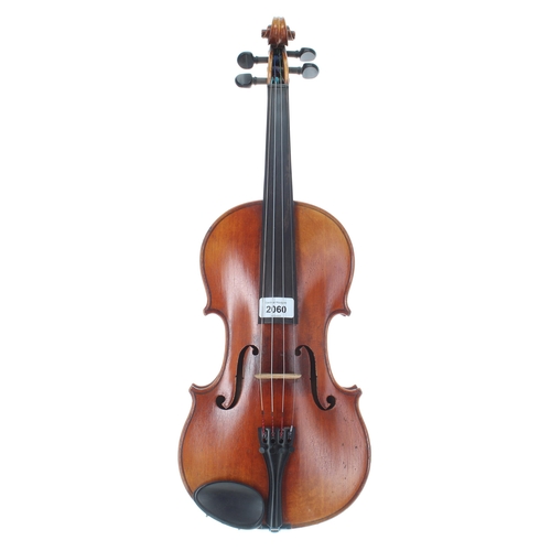 2060 - German violin circa 1920, 14 1/4