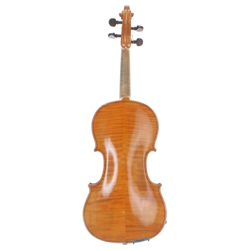 2072 - Early 20th century German violin, 14