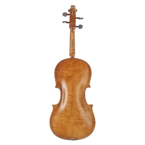 2081 - Mid 19th century German violin, 14