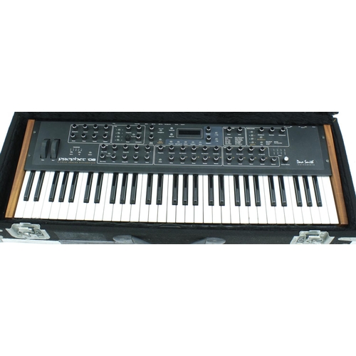 1291 - Dave Smith Instruments Prophet '08 analogue synthesizer keyboard, within a heavy duty flight case... 