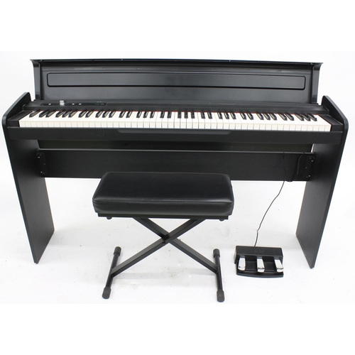 1295 - Korg LP-180 digital piano, with stool and pedal