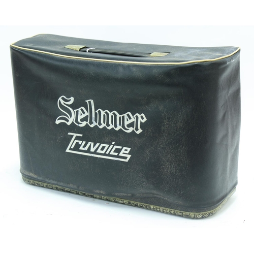 840 - 1960s Selmer Little Giant guitar amplifier, with dust cover