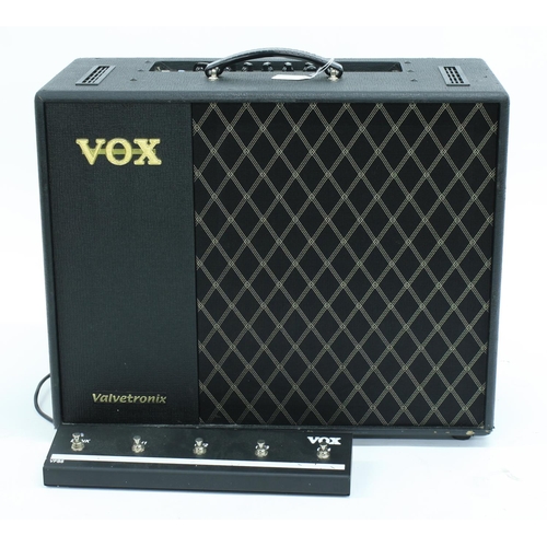 842 - Vox VT100X guitar amplifier, with VFS5 foot switch