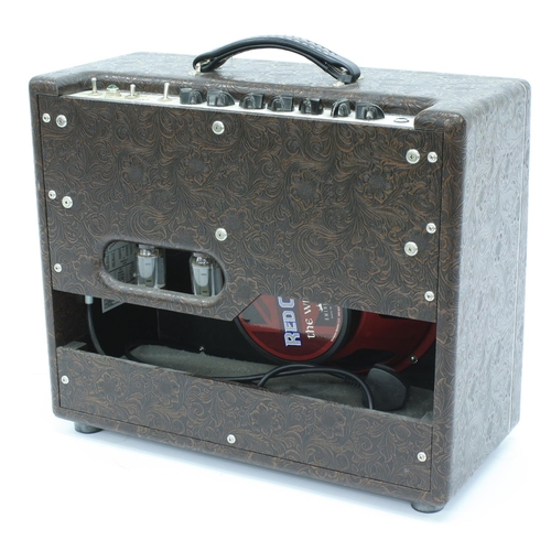 847 - 2008 Carr Rambler guitar amplifier, limited edition tooled brown cowboy tolex, fitted with an Eminen... 