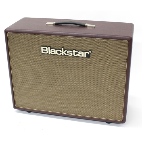 669 - Razorlight - tour used Blacksttar Amplification 2 x 12 guitar amplifier speaker cabinet, fitted with... 