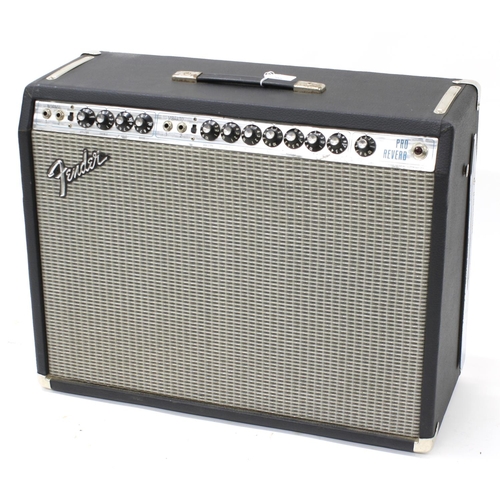 798 - 1978 Fender Pro Reverb guitar amplifier, made in USA, chassis no. A878626, fitted with replacement C... 