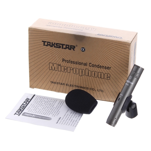 1311 - Takstar CM60 condenser microphone, boxed*Formerly owned by Trevor Taylor of Taylor Made Broadcasts... 