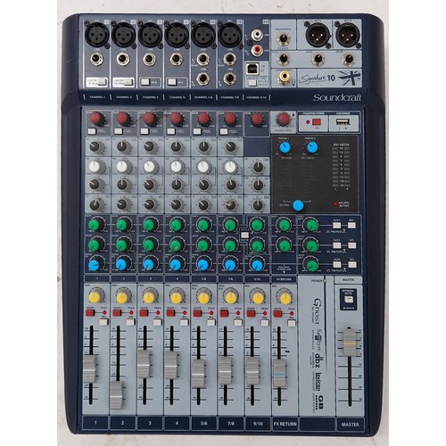 1381 - Soundcraft Signature 10 audio mixer