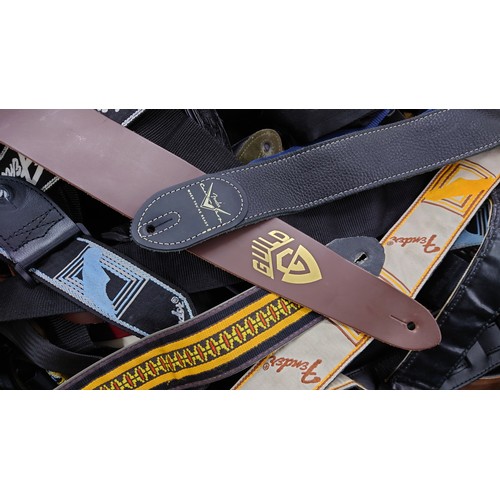 1134 - Large quantity of guitar straps including some branded examples; such as Fender, Fender Custom Shop,... 