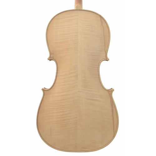 2504 - Contemporary violoncello in the white, 29 5/8