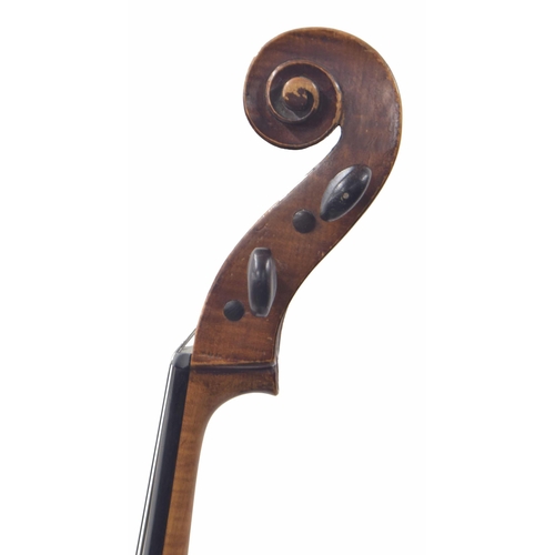 2506 - Late 19th century German violoncello, 29 7/8