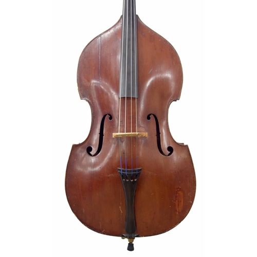 2516 - German double bass circa 1890, back length 44