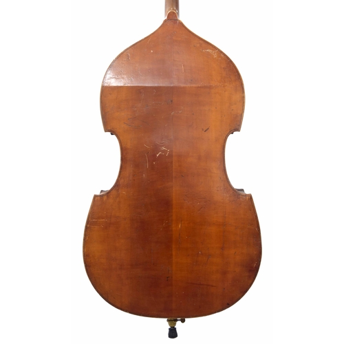 2516 - German double bass circa 1890, back length 44