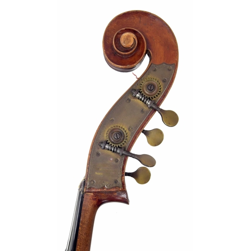 2516 - German double bass circa 1890, back length 44