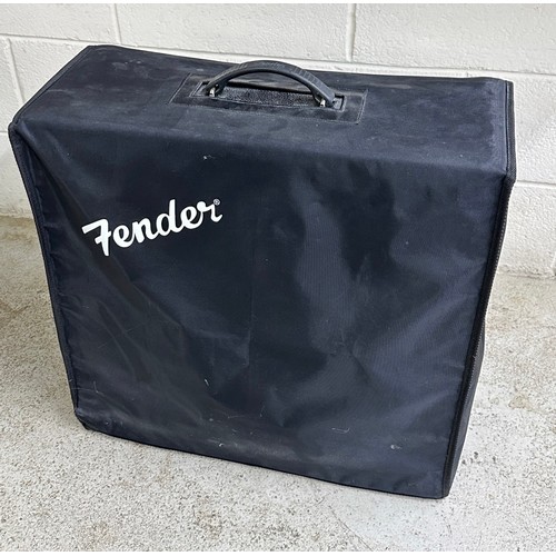 750 - Fender Hot Rod DeVille guitar amplifier, made in Mexico, ser. no. B-312250, with dust cover, footswi... 