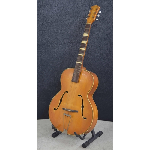 9 - Triumph archtop acoustic guitar (in need of restoration)