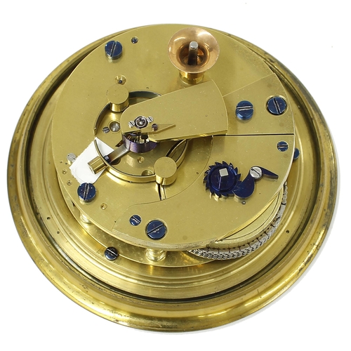 1346 - Good English two day marine chronometer, the 3.75