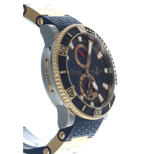 73 - Fine Ulysse Nardin Marine Diver Chronometer 1846 18ct and titanium automatic gentleman's wristwatch,... 