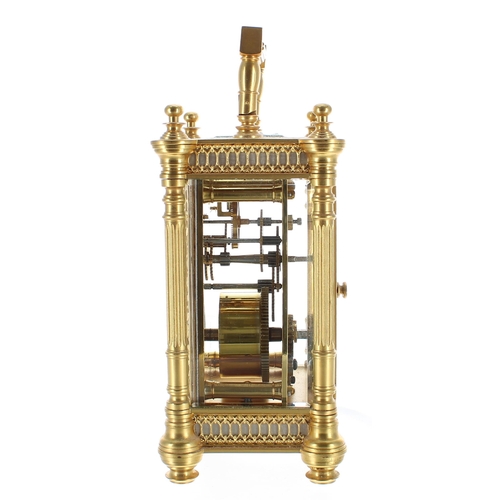 1212 - Attractive carriage clock timepiece, the 1.75