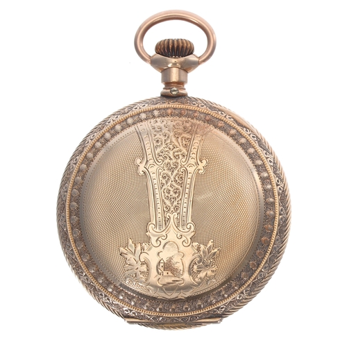 187 - American Waltham 'Appleton Tracy & Co' gold plated lever set hunter pocket watch, serial no. 313... 