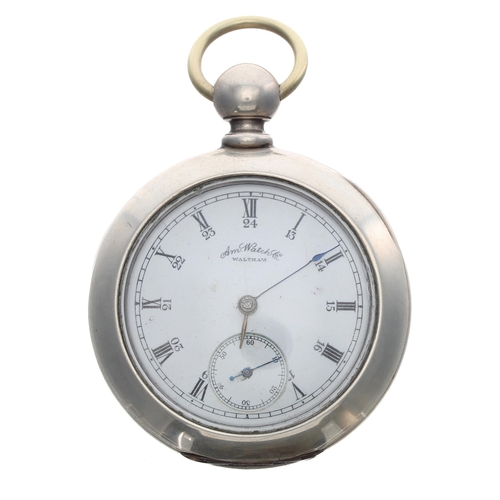 196 - American Waltham 'P.S. Bartlett' lever pocket watch, serial no. 4630223, circa 1889, signed movement... 