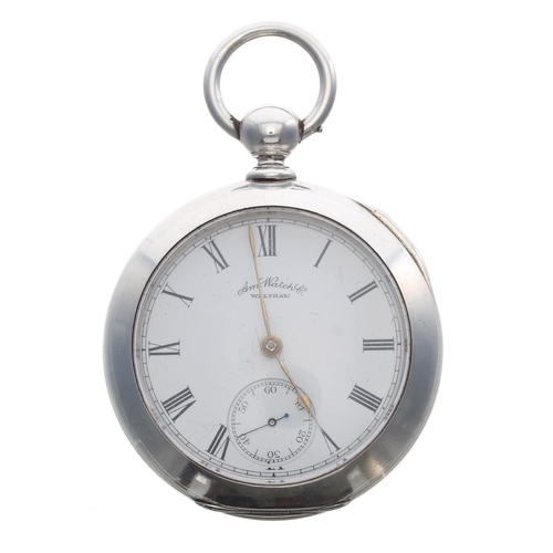 199 - American Waltham 'P.S. Bartlett' lever pocket watch, serial no. 3590292, circa 1887, signed movement... 