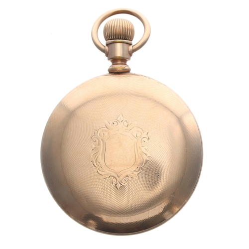 200 - Hamilton Watch Co. gold plated lever pocket watch, serial no. 563297, circa 1906, signed movement wi... 