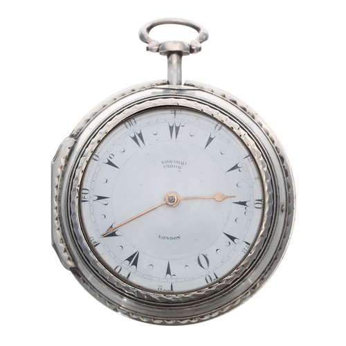 208 - Edward Prior, London large early 19th century triple cased pocket watch made for the Turkish Market,... 