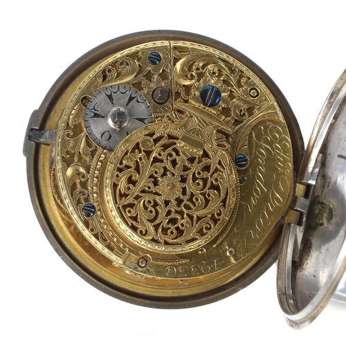 208 - Edward Prior, London large early 19th century triple cased pocket watch made for the Turkish Market,... 