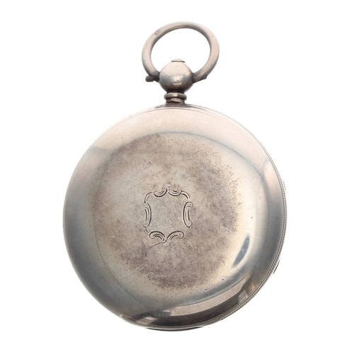 218 - Victorian silver lever pocket watch, London 1850, the movement signed Bunyan & Gardener, Market ... 