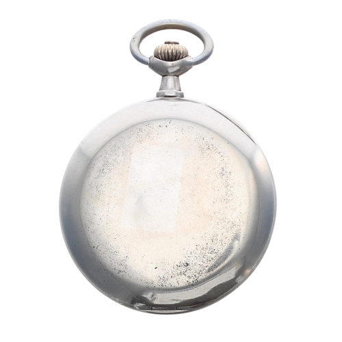 221 - Omega 'Grand Prix' silver (0.900) lever half hunter pocket watch, circa 1912, signed gilt frosted mo... 