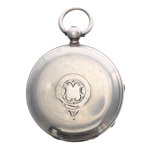 238 - H. Samuel silver lever pocket watch, Birmingham 1893, signed movement, no. 246045, dust cover, signe... 