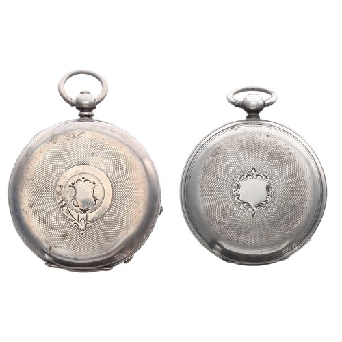 516 - H. Samuel 'Acme Lever' silver (0.935) engine turned lever pocket watch for repair, 51mm; together wi... 