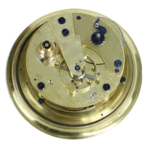 1345 - Good two day marine chronometer, the 3.75