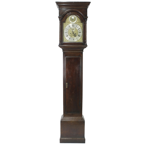 1822 - Oak eight day longcase clock, the 11.75