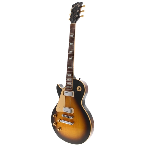 3 - 1976 Gibson Les Paul Deluxe left-handed electric guitar, made in USA, ser. no. 0xxxxxx; Body: tobacc... 