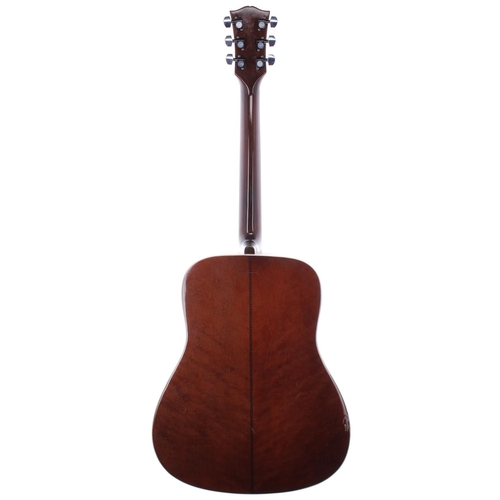 567 - 1970s Hoyer 2060 acoustic guitar, made in Germany; Back and sides: stained maple, impact blemishes a... 